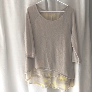 New York & Company multi layered blouse